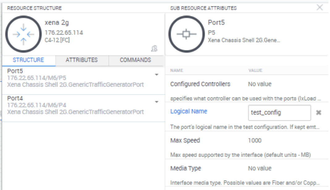 Xena-Quali-CloudShell-Ports-Valkyrie